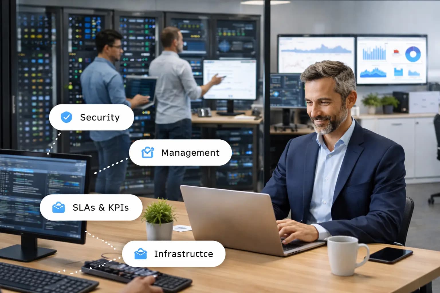 Full IT outsourcing — Zero operational burden