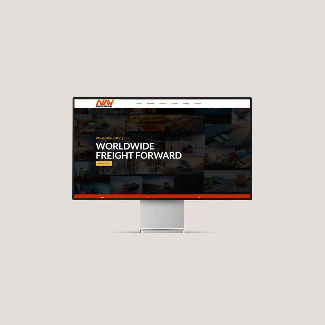 Nav Logistics - Freight Forwarder Website + Ops Software